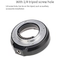 Miniatyrbillede 4 af 5: 4/3 til /3 Kamera Adapter Ring Auto Fokus Linse Mount til