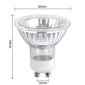 Miniatyrbillede 2 af 5: Gu10 Halogenpærer 35w Dæmpbar, 220v Gu10 Halogen Spotpærer 2 Pin,400 Lm,2800k Varm Hvid 3stk, Hvid