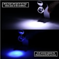 Miniatyrbillede 2 af 4: 3-LED 60x optisk telefonmikroskop linse forstørrelsesglas med klips til