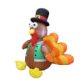 Miniatyrbillede 3 af 5: Oppustelig kalkun til Thanksgiving med LED-lys