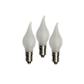 Miniatyrbillede 2 af 4: pcs Jule-Advents-Lysestager-Lamper. LED E10 3V 0.06W FROST