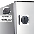 Miniatyrbild 5 av 5: Kök Nedräkningstimer Magnetisk 60 Minuters Uppdragbar Mekanisk Timer Rostfritt Stål För Hembakning Matlagning Ugn