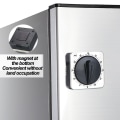Miniatyrbilde 5 av 5: Kjøkken Nedtellingstimer Magnetisk 60 Minutters Opptrekk Mekanisk Timer Rustfritt Stål For Hjem Baking Matlaging Stekeovn