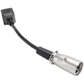 Pikkukuva 3 / 5: Adapterimuunnin DMX-kaapeli Jatkojohto XLR 3-nastainen RJ45-verkkoliittimeen (uros)