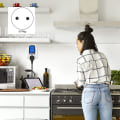 Miniatyrbilde 4 av 5: Digital spenningswattmeter, effektmåler, strømforbruk, watt, energi, Kwh-kontakt 220v 230v vekselstrøm F