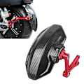 Miniatyrbillede 2 af 5: Universal Motorcykel Hjul Bagskærm Fender Dæk Stænkskærm Til Gsx-s1000 Sort