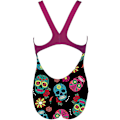Miniatyrbild 4 av 5: Flickans G Crazy Skulls Carnival Jr Swim Pro Back One Piece On