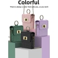 Pikkukuva 2 / 5: Kudottu tekstuuri crossbody-puhelinkotelo lompakko käsilaukut hihnalla Samsung Galaxy Z Flip 5:lle Green