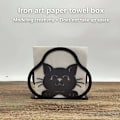 Miniatyrbilde 3 av 3: For Tissue Box Sculptures Husholdningsartikler Metall Serviettholder Stue