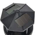 Miniatyrbild 3 av 5: LED Solcellsdriven Fyrtorn, 360 Grader Roterande Lampa LED Solcellsdriven Fyrtorn Landskapsbelysning