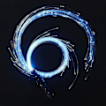 Miniatyrbillede 5 af 5: Led Fiber Optic Whip Dance Space Whip Super Bright Light 40 Farveeffekt 360 Swivel Pixel Rave Whip Legetøj