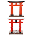 Miniatyrbilde 1 av 3: 2 stk japanske Torii-port håndverk Mini Torii-port dekorasjoner
