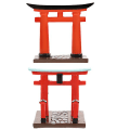 Miniatyrbillede 1 af 3: 2 stk. Japanske Torii-port håndværk Mini Torii-port dekorationer