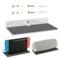 Pikkukuva 3 / 5: Seinätelinekaiutinjalusta, akryylinen seinäkiinnitysnäyttöhylly Bluetooth-kaiuttimelle, verkkokameralle, matkapuhelimelle