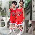 Miniatyrbilde 1 av 2: Barnebasketsett med 2 deler, basketball singlet og shorts sett