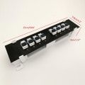 Pikkukuva 2 / 5: Sc-optinen kuituseinään asennettava Ethernet-kaapelipalkki Keystone-liitin Rj45-liitin