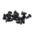 Miniatyrbilde 1 av 4: 16 stk. plastnagler klips 4mm x 5mm x 15mm svart