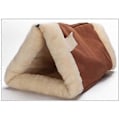 Miniatyrbillede 2 af 5: Kattesenge Indendørs Selvoppvarmende 2-i-1 Fleece Tunnel Rør Hule Kæledyr Sovezone Kæle Burrow Cozy