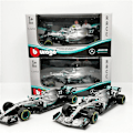 Pikkukuva 2 / 5: Bburago 1:43 F1 2019 Benz Amg Petronas W10 Eq Power Formula Yksi Diecast-kilpa-auto