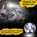 Miniatyrbilde 2 av 5: Led-frontlykt Kompliser Harley Davidson Motorsykkel Nightster Frontlykt
