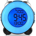 Miniatyrbild 1 av 5: Hög Larmklocka För Tunga Sovmorgnar Med Valfri Dubbel Alarm Inställning Snooze Funktion