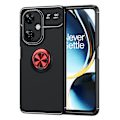 Pikkukuva 1 / 5: OnePlus Nord CE 3 Lite 5g / Nord N30 5g Tpu-puhelinkotelo, jossa jalusta ja putoamissuoja, rengaskiinnikkeellä Black   Red