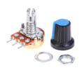 Miniatyrbillede 2 af 5: 9 stk. 1K 2K 5K 10K 20K 50K 100K Ohm Lineær Potentiometer til WH148