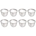 Miniatyrbillede 1 af 3: 8 stk. rustfrit stål te-filter metal te-si, robust te-si