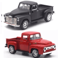 Pikkukuva 3 / 5: Pickups-kuorma-auton malli 1:32 mittakaavassa, vetävä takaisin, metalliseosvalettu ja leluauto, joululahjakokoelma, leluauto pojille ja lapsille Y110