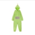 Miniatyrbillede 1 af 3: Hjem 4 farver Teletubbies Cosplay til voksne sjove Tinky Winky Anime Dipsy Laa-Laa Po bløde lange ærmer stykke pyjamas kostume green S