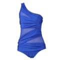 Miniatyrbilde 3 av 4: Kvinners Enkelt Monokini Bikini Push-up Badedrakt Badetøy Red 4XL