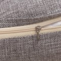 Miniatyrbilde 4 av 5: Utendørs vanntett lin hage pute for sofa dekorasjon (temperament grå 40 Temperament gray 40*40cm
