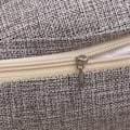 Miniatyrbillede 4 af 5: Udendørs vandtæt linned havepude til sofa dekoration (temperament grå 40 Temperament gray 40*40cm