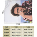 Pikkukuva 3 / 4: Harry Styles - Ultrapehmeä mikrofleece-peitto, heittopeitto, vuodevaatteet, ihoystävällinen, mukava flanellifleece-peitto -X218