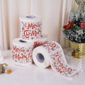 Miniatyrbild 3 av 5: Jultema toalettpapper, jultema toalettpapper familjebad toalettpapper