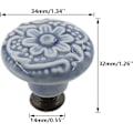 Miniatyrbillede 2 af 5: 10 stk. Keramiske Knopper, Dekorative Knopper, Skuffe Skabsskab