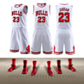 Miniatyrbild 1 av 2: #NBA 22/23 Bulls # 23 Ärmlös tröja Barn Vuxen Basketboll Jersey Set 4XL