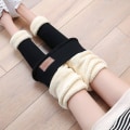 Miniatyrbillede 2 af 5: Vinter Leggings Kvinder Fløjl Fleeceforet Slim Højtaljet Skinny Kvinder Leggins Termiske Bukser Varme Leggings