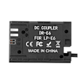 Pikkukuva 2 / 5: Usb Dr E6 Lp E6 Ack-e6 Dc -liitäntäkappaleen näennäisakku kameran virtalähteeksi Eos 5d Markille