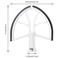 Miniatyrbild 5 av 5: Flex Edge Visp Platt Visp Paddel med Silikonkanter Reservdelar för 6QT Skållyft Stativmixer