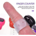 Miniatyrbillede 2 af 5: Mini Digital Finger Counter Clicker Tæller Elektronisk Hånd Tally Tæller Ring 5 Stk Tilfældig Farve Nyttig Og Mode