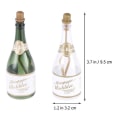 Miniatyrbilde 3 av 3: 24 stk. Champagne bobleflasker Bryllup bobleflasker Tomme