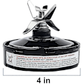 Miniatyrbillede 2 af 4: 6 Finner Blender Klinge Udskiftning Til Ninja Pro Ekstraktor Bla