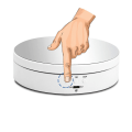 Miniatyrbilde 5 av 5: Roterende displaystativ Motorisert roterende display Spinner Turntable Showcase