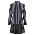 Miniatyrbillede 2 af 5: Addams Cosplay Kostume Sæt Nevermore Academy Skoleuniform Halloween Karneval Fest Kostume Til Voksne Børn Without wig Child S