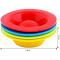 Miniatyrbilde 4 av 5: Egg Holder Set, Crday 4pcs Silikon Egg Cups Set Egg Cups Stativ For Crday Kjøkken Kokte Egg Breakfas
