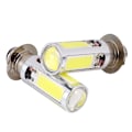 Pikkukuva 3 / 5: 2x 6000k Valkoinen H6m Cob Led Moottoripyörä/atv Päävalo Sumuvalo Lamppu Px15d P15d25-1