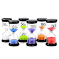 Miniatyrbild 1 av 5: 1/3/5/10/15/30 min Sandtimer Timglas