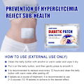 Miniatyrbillede 3 af 4: 12 stk. Diabetiske Plasterpuder Stabiliserer Blodsukkerniveauet Balancerer Sukkerkontrol Sticker Navle til Sundhedspleje