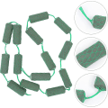 Miniatyrbillede 3 af 5: Blomsterskum Krans - Diy Julekrans, Friske Blomster Svampe Blokke Blomsterskum Net Blomsterholder Vandabsorption Arrangement Material Til
